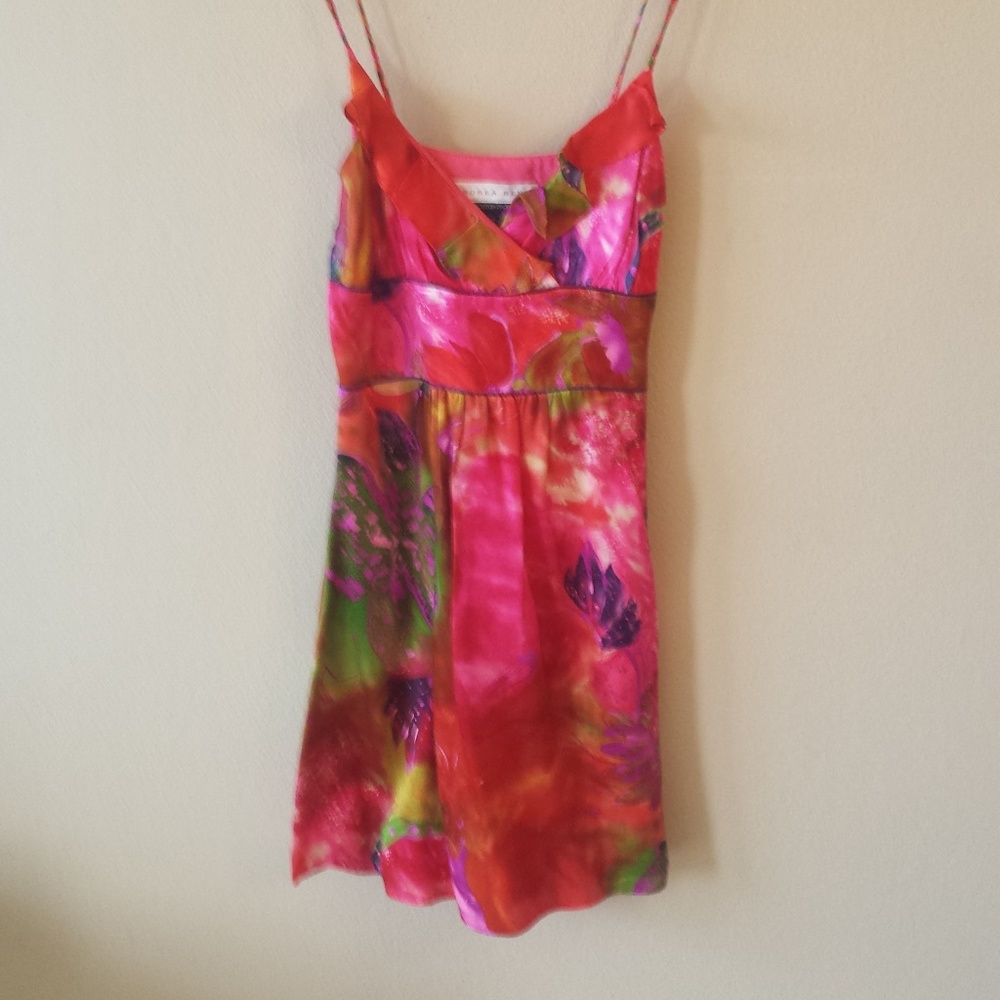 Boston Proper Printed Silk Dress